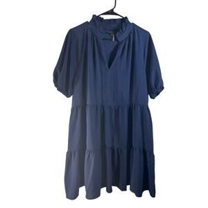 1. State Navy Blue Mini Dress